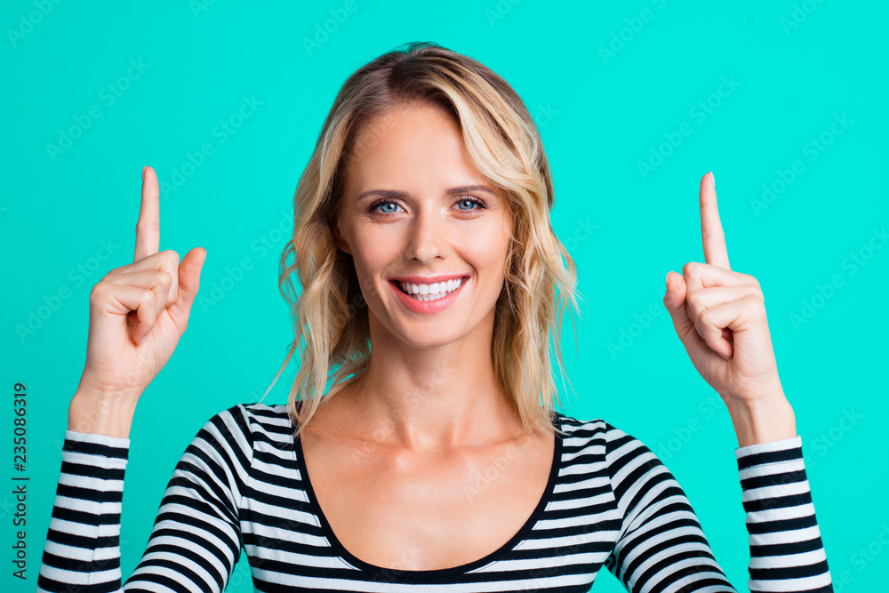 Nice-looking pretty dreamy charming lady in trendy casual style Nice-looking pretty dreamy charming lady in trendy casual style