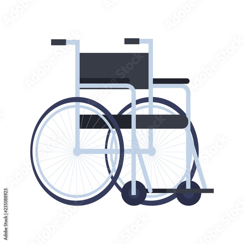 medical wheelchair isolated icon