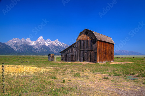 The T. A. Moulton Barn is a historic barn in Wyoming, United States