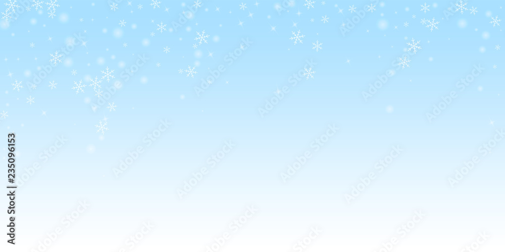 Sparse glowing snow Christmas background. Subtle f Sparse glowing snow Christmas background. Subtle f