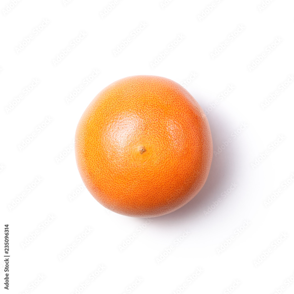 grapefruit with shadow on white isolated grapefruit with shadow on white isolated