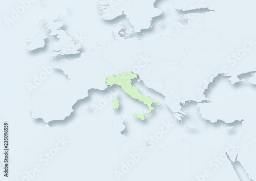 map of italy