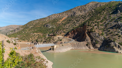 Recep Yazicioglu bridge on River Euphrates in Kemaliye, Erzincan, Turkey photo