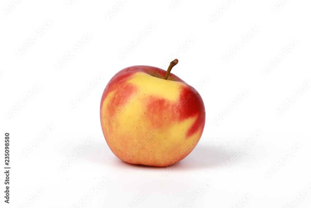 Fresh natural apple isolated on white - Fresh raw organic fruit. Fresh natural apple isolated on white - Fresh raw organic fruit.