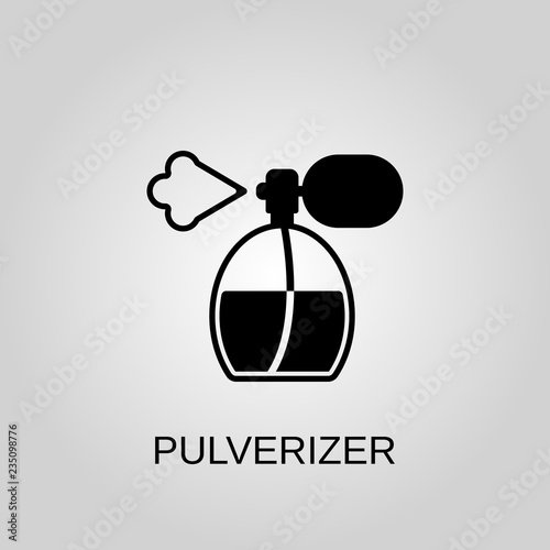 Pulverizer icon. Pulverizer symbol. Flat design. Stock - Vector illustration.