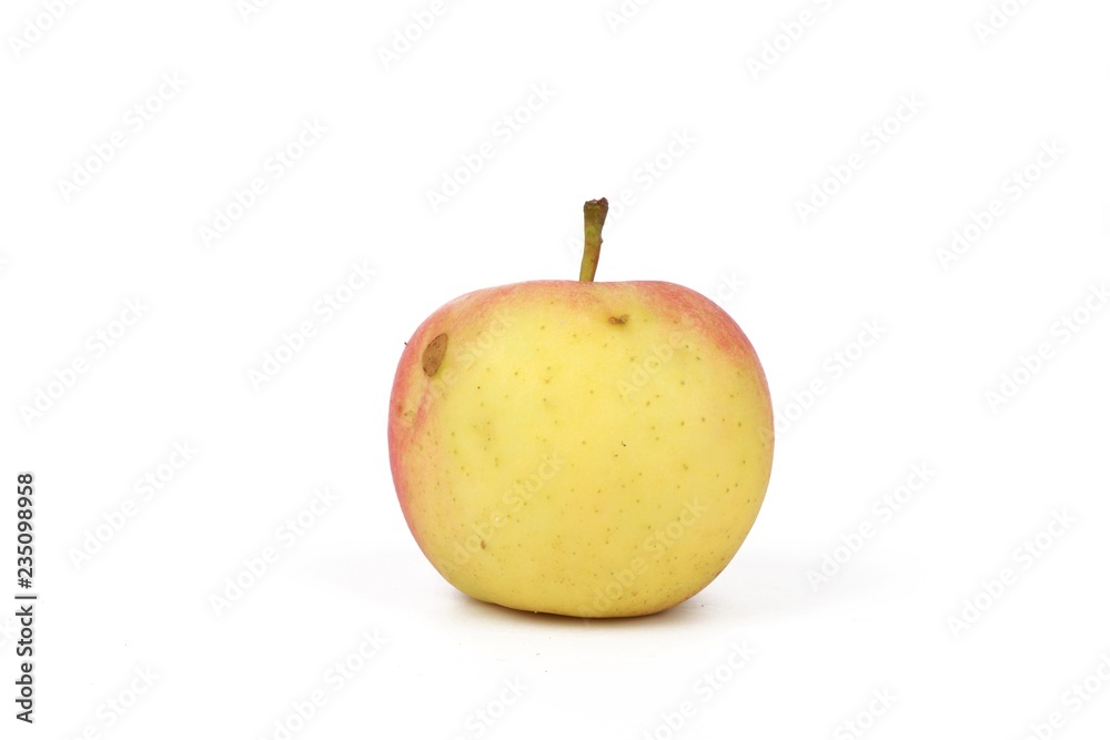 Fresh natural apple isolated on white - Fresh raw organic fruit. Fresh natural apple isolated on white - Fresh raw organic fruit.