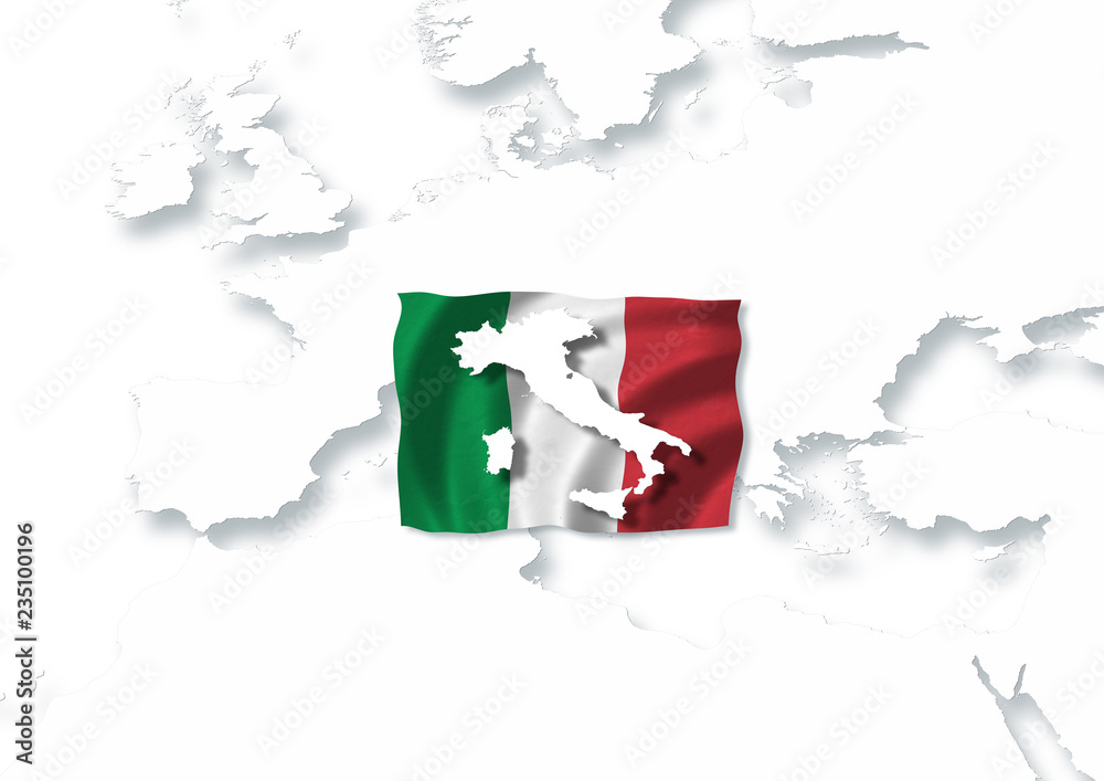 Fototapeta premium map of italy