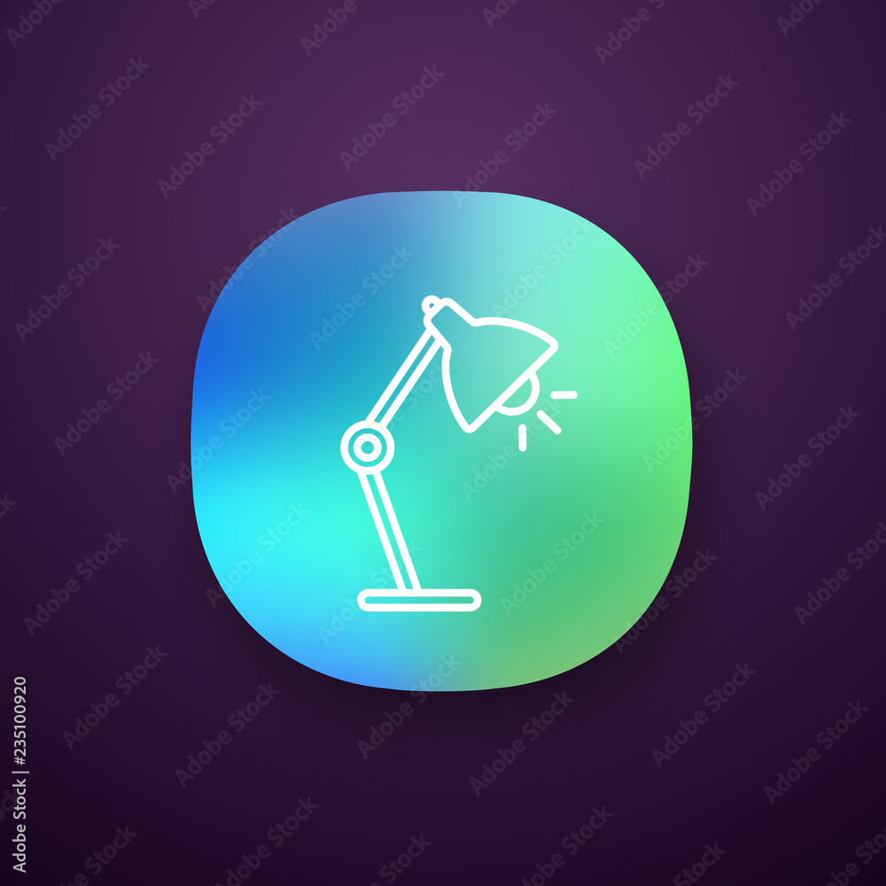 Table lamp app icon Table lamp app icon