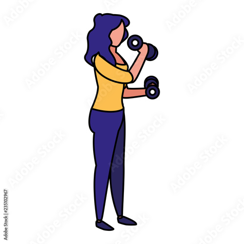 woman and exercise design