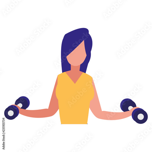 woman and exercise design