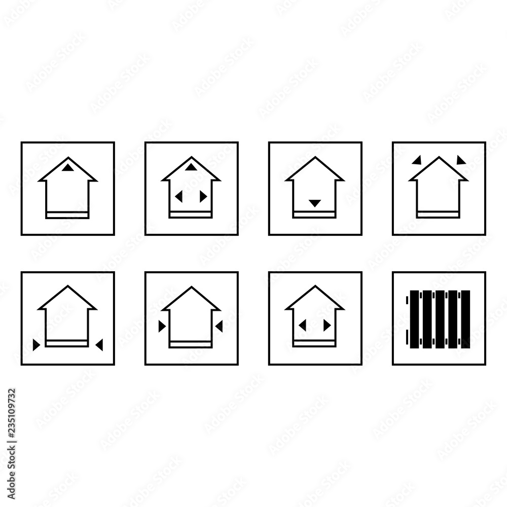 House paint symbols