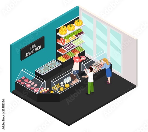 Farmer Market Of Organic Food