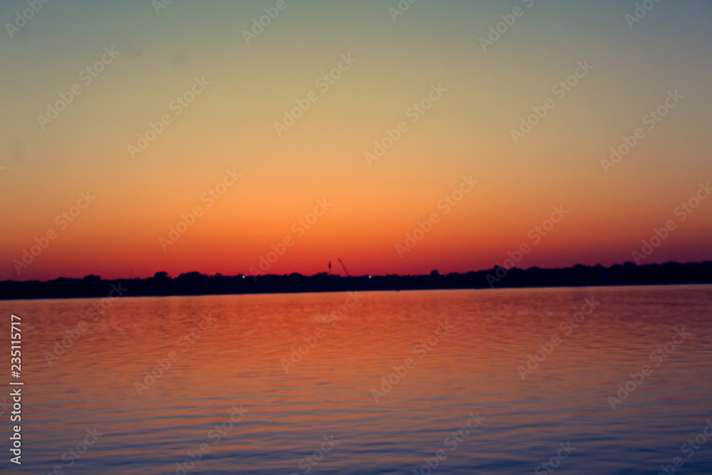 Sunset at the Lake