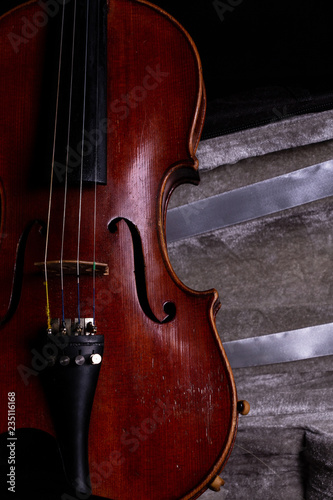 Detalle de violín