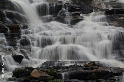 Mae ya waterfall is a big beautiful waterfalls in Chiang mai Thailand.