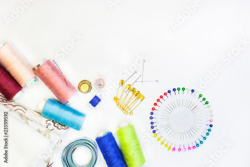 The composition of elements for sewing