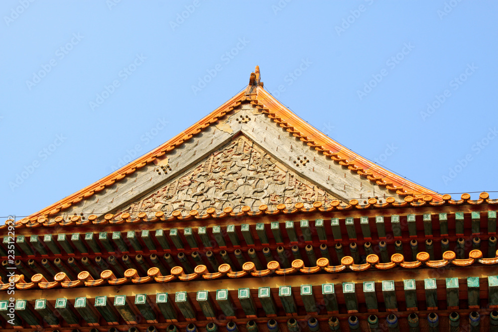 traditional Chinese style carved wooden architecture traditional Chinese style carved wooden architecture