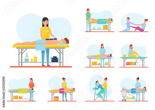 Medical and Relaxing Massage Session Banner Set