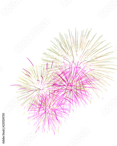 Fireworks white as background or wallpaper.