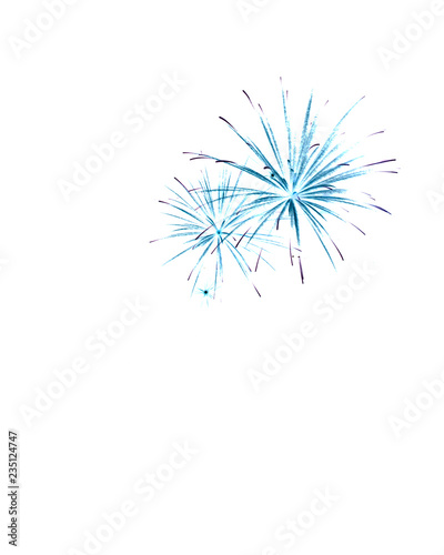 Fireworks white as background or wallpaper.