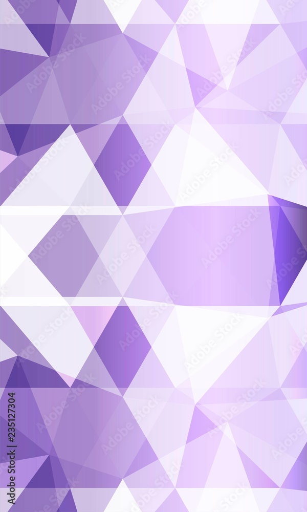Vertical banner of polygonal elements. gradient triangles. Vector illustration. For design, presentations