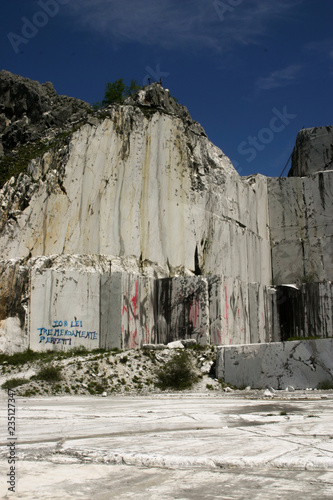 Marmor Steinbruch Carrara Italien