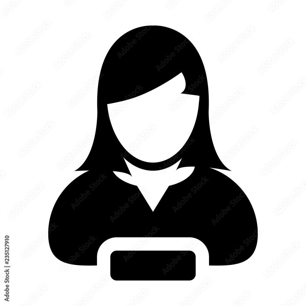 Remove user icon vector female person profile avatar with minus symbol in flat color glyph pictogram illustration Remove user icon vector female person profile avatar with minus symbol in flat color glyph pictogram illustration