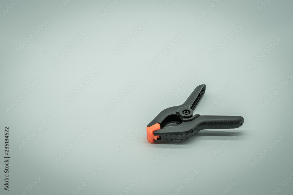 Obraz premium Plastik Klammer einzeln