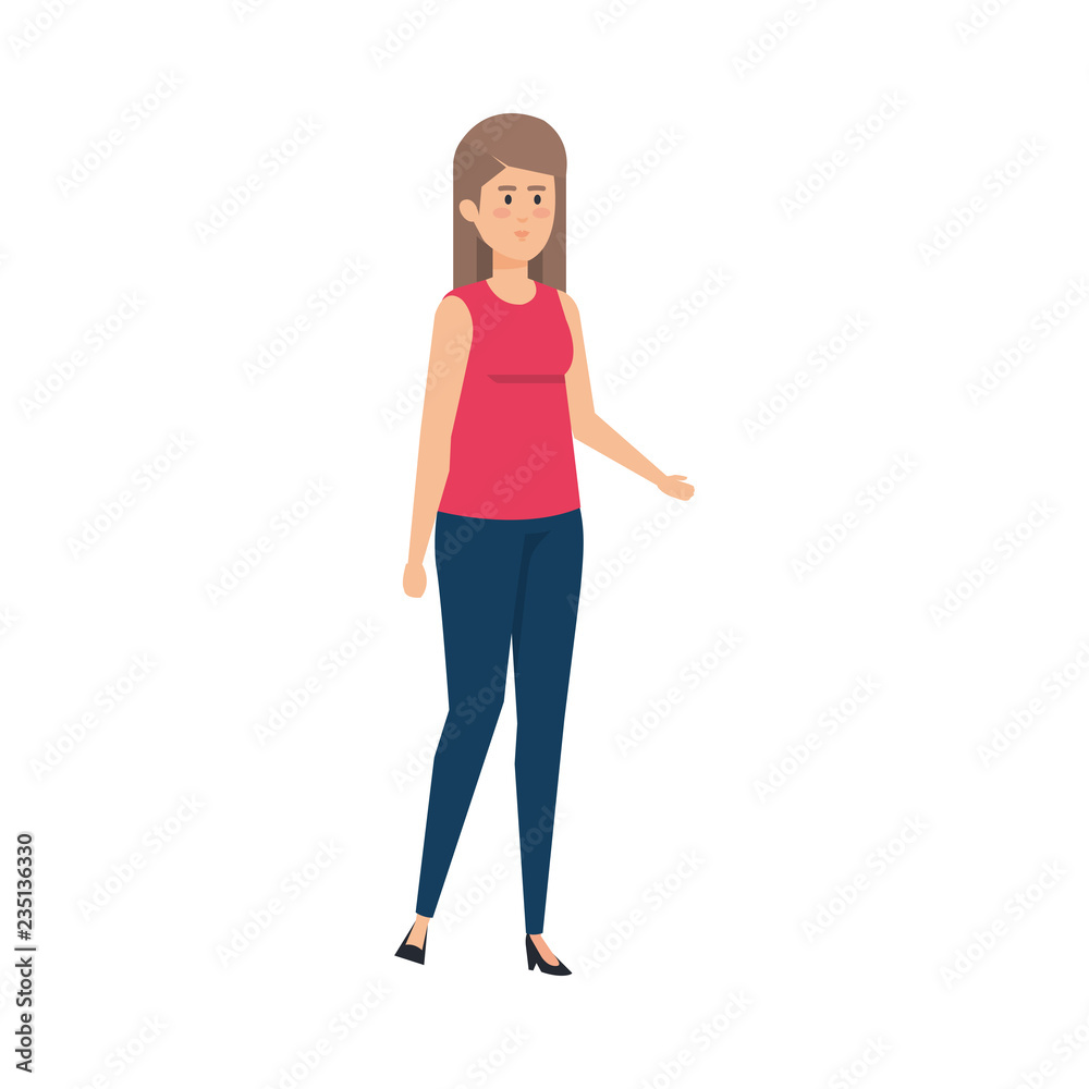 beautiful woman avatar character beautiful woman avatar character