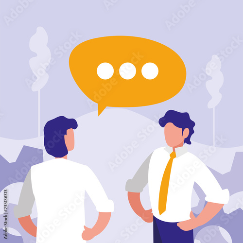 Corporate businessmen design