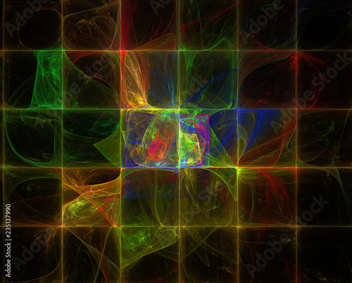 Computer Generated Inimitable Unique Sacred Fractal Image