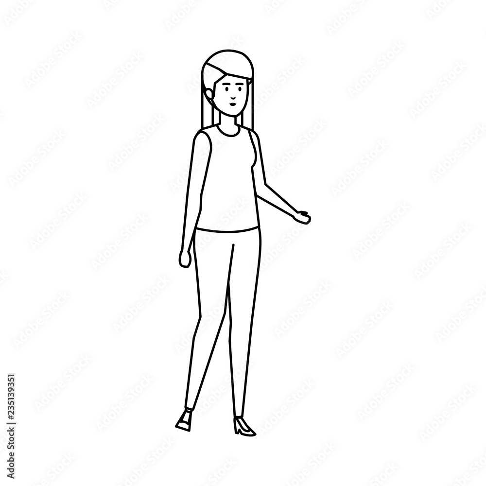 beautiful woman avatar character beautiful woman avatar character