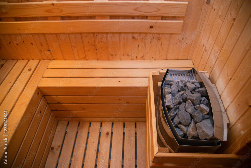 Coal in the sauna Used to add heat to the sauna