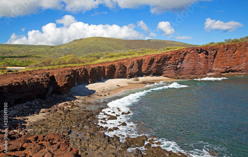 Принти на полотні Famous red shore of Lanai island, Hawaii
