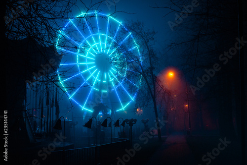 carousel at night