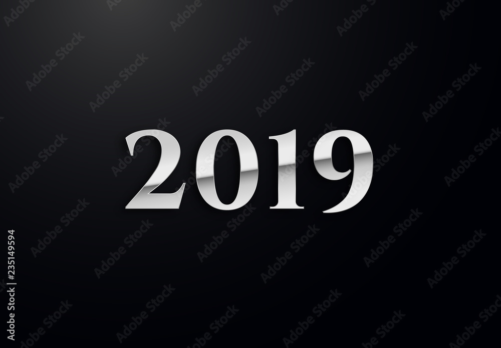Holiday letters with silver effects. High quality vector illustration Holiday letters with silver effects. High quality vector illustration