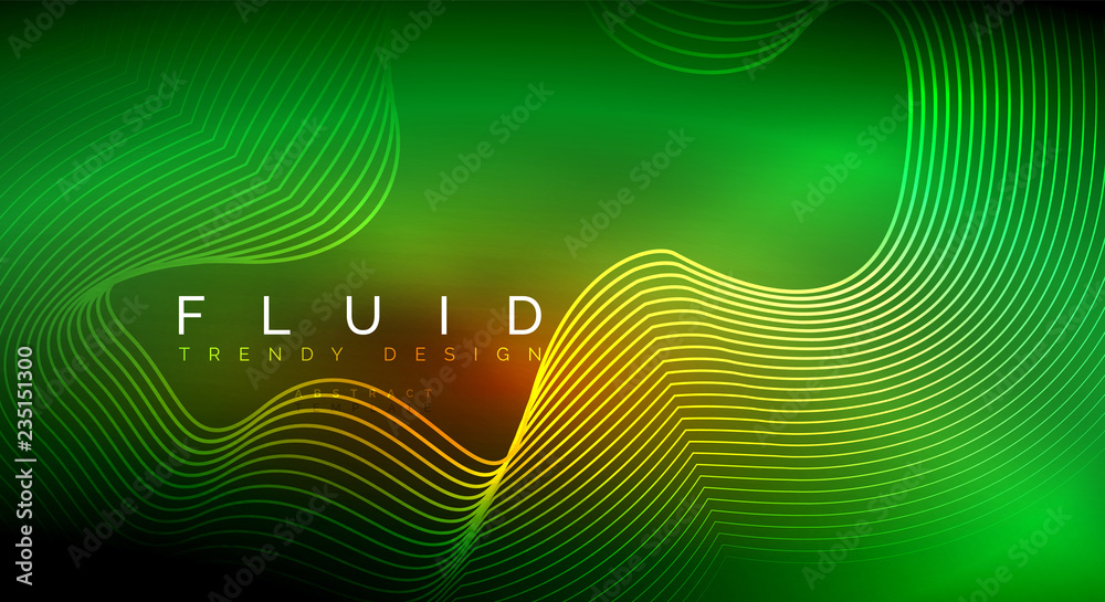 Digital flowing wave particles abstract background Digital flowing wave particles abstract background