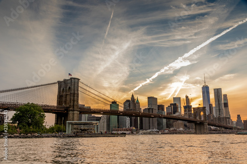 New York Skyline bei Nacht