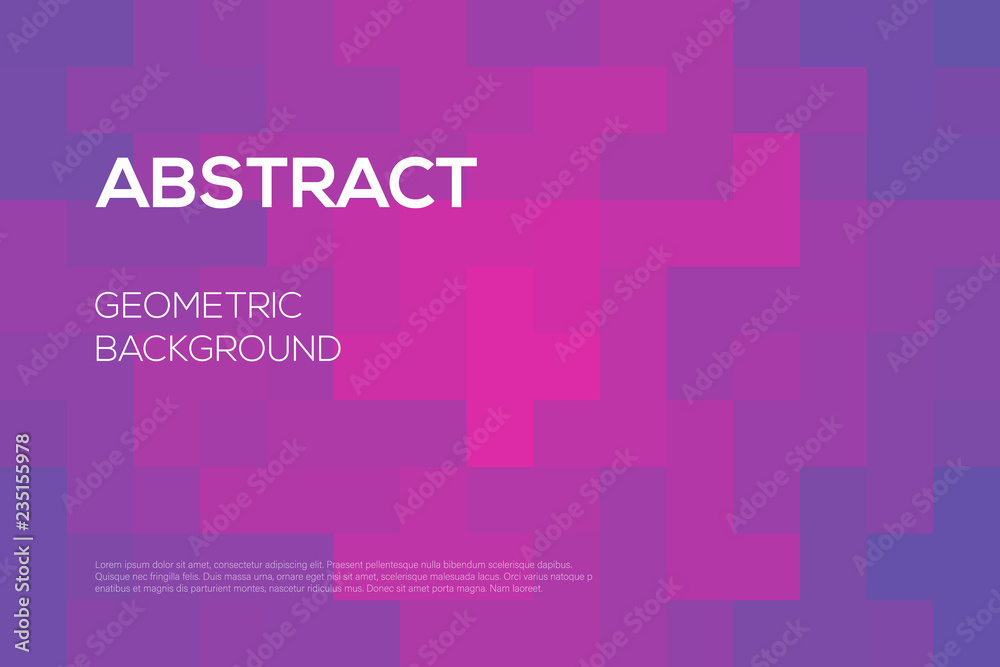 Modern futuristic abstract landing page template design