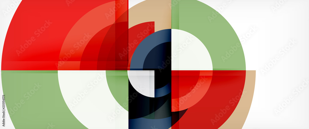 Multicolored round shapes abstract background Multicolored round shapes abstract background