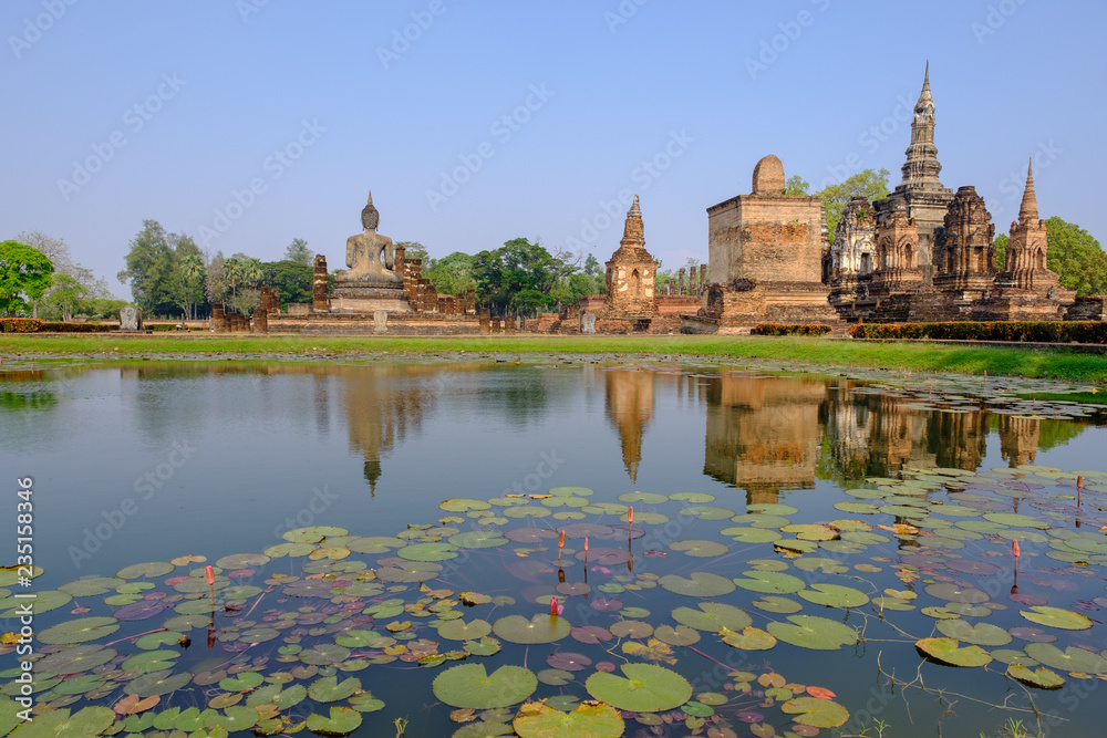 ancient city in Sukhothai Thailand