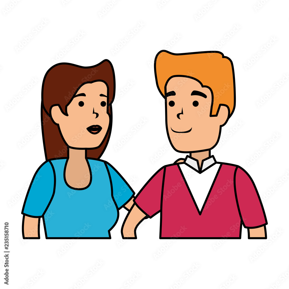 couple avatar characters icons couple avatar characters icons