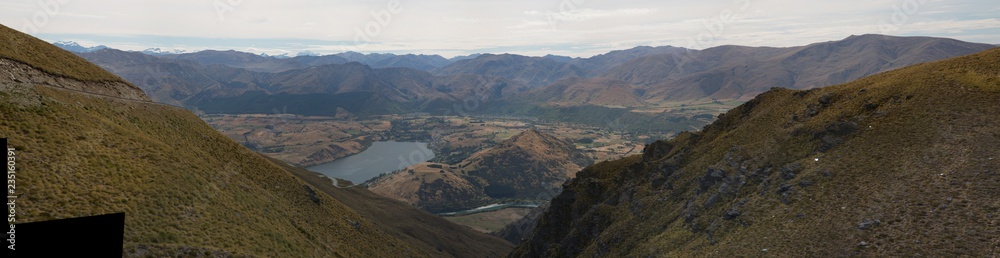 Panorama über dem Tal