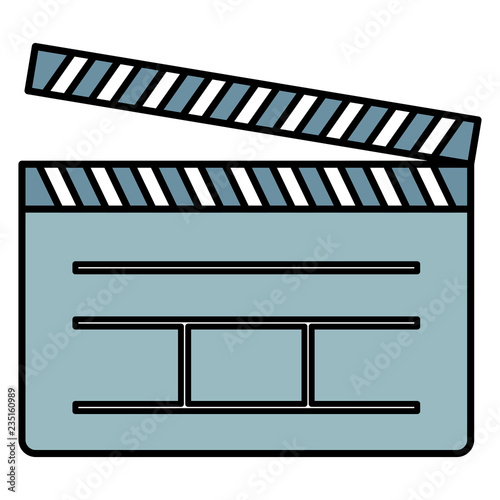 Movie clapboard design