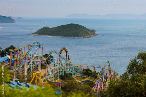 Photography Ocean park, amusement theme park in Hong Kong