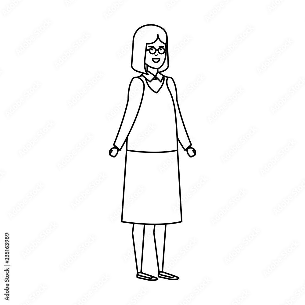 beautiful and young woman character beautiful and young woman character