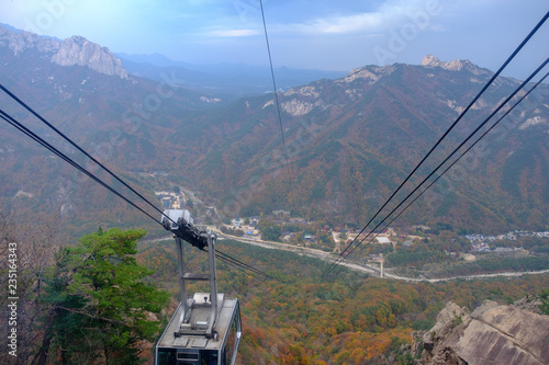 cable car at mountains