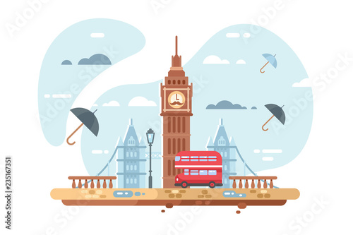 London city skyline