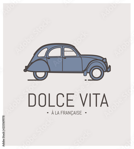 automobile, rétro, vintage, ancienne