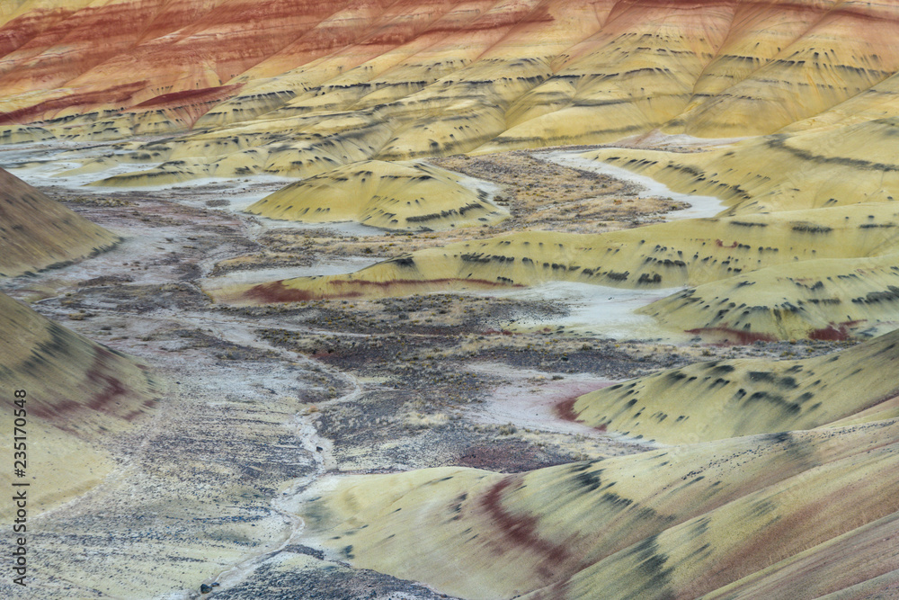 Painted Hills in Oregon Close-Up 2